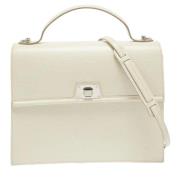 Louis Vuitton Vintage Pre-owned Laeder handvskor White, Dam