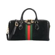 Gucci Vintage Pre-owned Mocka gucci-vskor Black, Dam