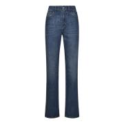 Coperni Blå High Waist Slim Fit Jeans Blue, Dam