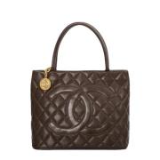 Chanel Vintage Pre-owned Laeder chanel-vskor Brown, Dam