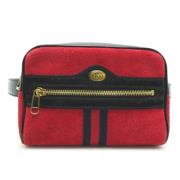 Gucci Vintage Pre-owned Mocka gucci-vskor Red, Dam