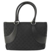 Gucci Vintage Pre-owned Canvas gucci-vskor Black, Dam