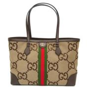 Gucci Vintage Pre-owned Canvas gucci-vskor Beige, Dam