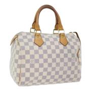 Louis Vuitton Vintage Pre-owned Canvas handvskor White, Dam