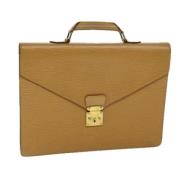 Louis Vuitton Vintage Pre-owned Laeder louis-vuitton-vskor Beige, Dam