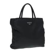 Prada Vintage Pre-owned Nylon prada-vskor Black, Dam