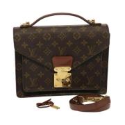 Louis Vuitton Vintage Pre-owned Canvas louis-vuitton-vskor Brown, Dam