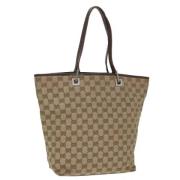 Gucci Vintage Pre-owned Canvas totevskor Beige, Dam