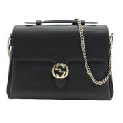 Gucci Vintage Pre-owned Laeder gucci-vskor Black, Dam