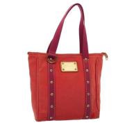 Louis Vuitton Vintage Pre-owned Canvas louis-vuitton-vskor Red, Dam