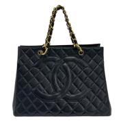 Chanel Vintage Pre-owned Laeder chanel-vskor Black, Dam