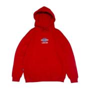 Usual Röd Bomull Hoodie 2023 WWL Stil Red, Herr