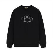 Iuter Svart Logo Crew Sweatshirt Höst/Vinter 2024 Black, Herr