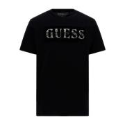 Guess Velvet T-shirt Black, Herr