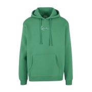 Karl Kani Grön Bomull Essential Sweatshirt Green, Herr