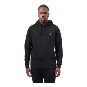 Lyle & Scott Svart huvtröja med känguruficka Black, Herr