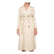 Marella Stilig Trenchcoat för Kvinnor Beige, Dam