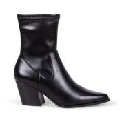 Steve Madden Svarta Ankelboots Black, Dam