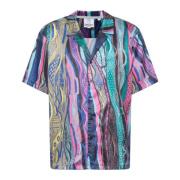 Carlo Colucci Stilren All-Over Print Skjorta Multicolor, Herr