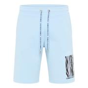 Carlo Colucci Kort Stickad Klippberättelse De Pasquale Herrshorts Blue...