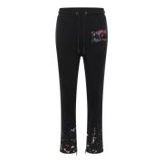 Carlo Colucci Stiliga Sweatpants med Fickor Black, Herr