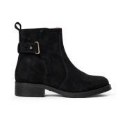 MOS Mosh Chunky Heel Mocka Stövlar Svart Black, Dam