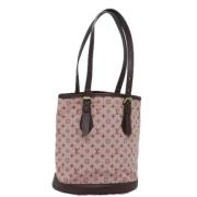 Louis Vuitton Vintage Pre-owned Canvas louis-vuitton-vskor Pink, Dam