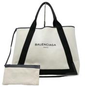 Balenciaga Vintage Pre-owned Canvas balenciaga-vskor White, Dam