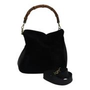 Gucci Vintage Pre-owned Mocka handvskor Black, Dam