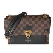 Louis Vuitton Vintage Pre-owned Canvas axelremsvskor Black, Dam