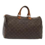 Louis Vuitton Vintage Pre-owned Canvas handvskor Brown, Dam