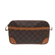 Louis Vuitton Vintage Pre-owned Canvas louis-vuitton-vskor Brown, Dam