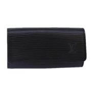 Louis Vuitton Vintage Pre-owned Laeder nyckelhllare Black, Dam