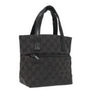 Gucci Vintage Pre-owned Canvas handvskor Black, Dam