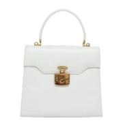 Gucci Vintage Pre-owned Laeder gucci-vskor White, Dam