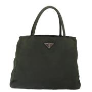 Prada Vintage Pre-owned Nylon prada-vskor Green, Dam