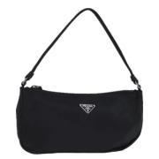 Prada Vintage Pre-owned Nylon prada-vskor Black, Dam