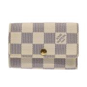 Louis Vuitton Vintage Pre-owned Canvas nyckelhllare White, Dam