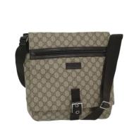 Gucci Vintage Pre-owned Canvas gucci-vskor Beige, Dam