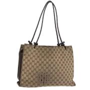 Gucci Vintage Pre-owned Canvas gucci-vskor Beige, Dam