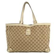 Gucci Vintage Pre-owned Canvas gucci-vskor Brown, Dam