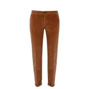 Re-Hash Sammet Herrbyxor Slim Fit Senap Brown, Herr