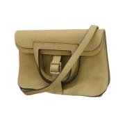 Hermès Vintage Pre-owned Laeder handvskor Beige, Dam