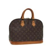 Louis Vuitton Vintage Pre-owned Canvas handvskor Brown, Dam