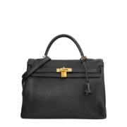 Hermès Vintage Pre-owned Laeder handvskor Black, Dam