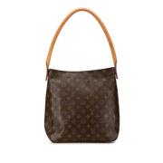 Louis Vuitton Vintage Pre-owned Canvas handvskor Brown, Dam