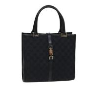 Gucci Vintage Pre-owned Canvas gucci-vskor Black, Dam