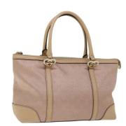 Gucci Vintage Pre-owned Canvas gucci-vskor Pink, Dam