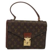 Louis Vuitton Vintage Pre-owned Canvas handvskor Brown, Dam