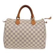 Louis Vuitton Vintage Pre-owned Canvas louis-vuitton-vskor White, Dam